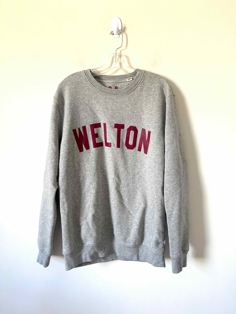 Mr. B's Welton Academy Dead Poets Society Crewneck Gray Size XL